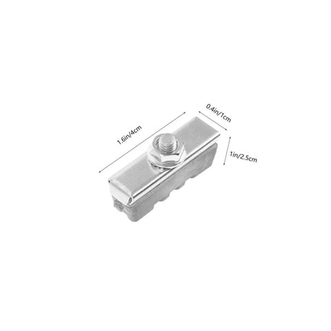 Rock Solid Rear Disc Brake Pads For Mechanical Road And Gravel Bikes easy swap design, silver, 1in x 1.6in size for reliable stopping power.
