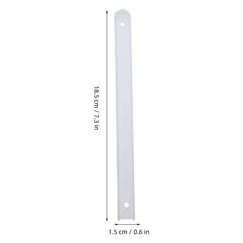 2 Sets White Drawer Slide Kit With Tool Free Setup And Slick Quiet Glide For Cabinets Dressers And Bedside Tables Zero Wobble Heavy Duty Replacement Tracks shown with dimensions.