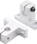 4 Pack SK35 35mm Linear Bearing Rail Guides And Shaft Supports For CNC Router Tables SH35A Motion With Ball Bearing High Precision Linear Guide System For Smooth Motion And Easy Setup, aluminum rail clamps