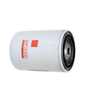 Heavy Duty Spin-On Engine Oil Filter For Freightliner Mack Volvo Hitachi Models Wf2096 Bw5141, white metal filter with black seal.