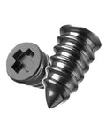 Top Tier Tire Repair Plugs Flat Tire Rescue Kit 100 Piece Heavy Duty Rubber Auto Patch Strips No Sweat Roadside Emergency Tool For Kia Telluride Suv Vehicles. Close-up of two heavy-duty screws with cross heads.