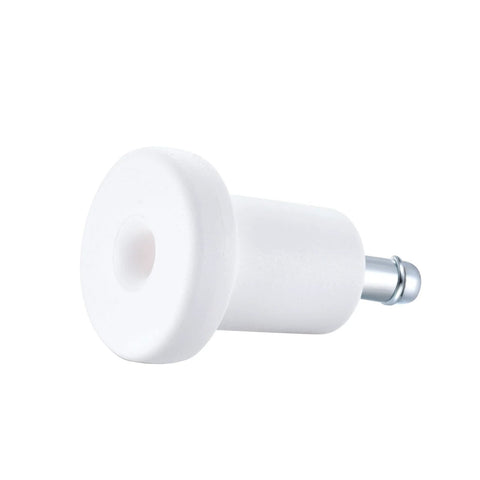 Bell Glides High Profile 2.5 Inch 5 Pack White For Carpet Replacement Office Chair Or Stool Swivel Wheels To Fixed Stationary Castors