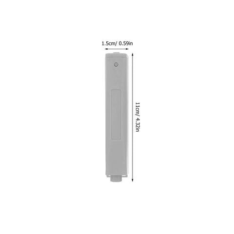 Gray latch from 4 Pack Push To Open Cabinet Latches Invisible Handle Free Drawer Locks with dimensions 11cm x 1.5cm