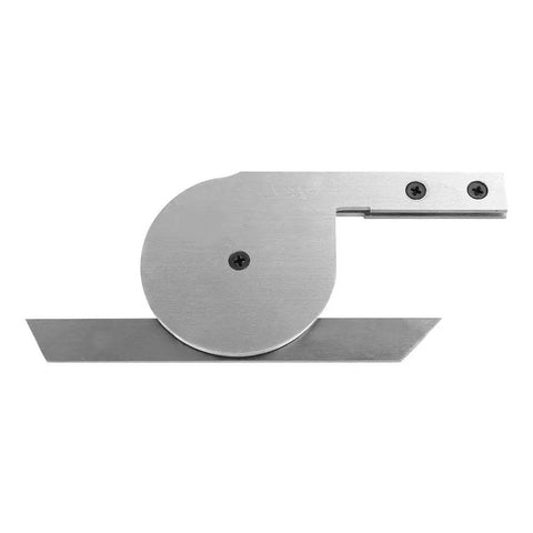 Heavy Duty 360 Degree Universal Bevel Protractor Angle Finder Tool With Slick Chrome Finish And Built In Magnifying Lens, metal tool for precise measurements.