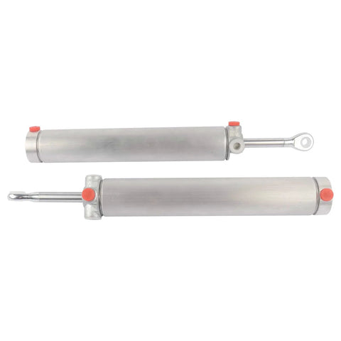 Front view of Convertible Top Hydraulic Cylinders Lift Arms for 1999-2004 Mustang Cobra Convertible Models XR3Z7650600A XR3Z7650600