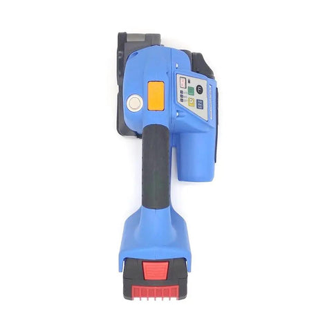 Tension And Drive Roller Assembly 1821.047.013 For ORT120 ORT250 Battery Powered Plastic Strapping Tool Replacement Pro Grade Fit Quick Install High Performance Feed Wheel blue tool housing front view