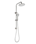 J350 BN Brushed Nickel Retrofit Shower System With 3 Function Handheld Showerhead Kit Easy DIY Install Universal Fit Durable Bathroom Fixtures