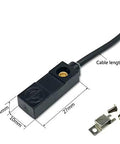 12 To 24 VDC Proximity Sensor With 3 Wires Thin Flat Metal Inductive Limit Switch For Detecting Iron Nickel And Magnetic Metals NPN