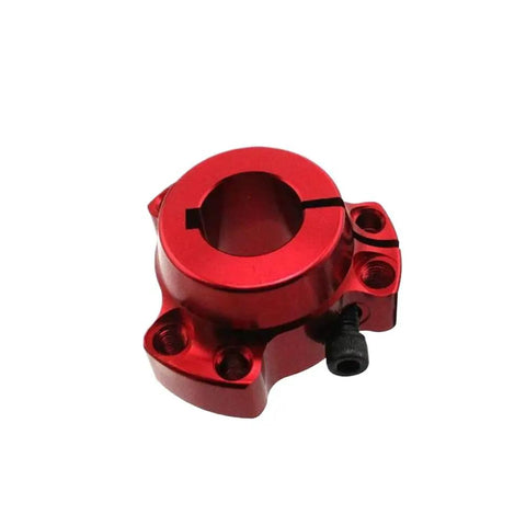 Red Aluminum Rear Wheel Hub 1 Inch Bore With One Quarter Inch Keyway For Go Kart Drift Trike And Racing Builds, Lightweight Hub