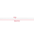 Diagram of Two Piece 8mm By 800mm Linear Motion Rod Guide Kit, showing rod dimensions with length 800mm and diameter 8mm.