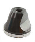 Two Pack Aluminum Bike Wheel Hub Nuts Quick Release Replacement M5 Axle Tightening Thumb Knob, single hub nut, black