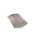 Nine Piece Assorted Steel Shim Stock Set For Quick Leveling And Spacing, 8 By 12 Inch Sheets, Low Carbon 1008 1010 Steel, Full Hard Cold Rolled