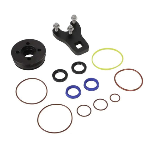 BGGJJ E-Tec Tilt Seal Kit 75 To 130 Hp With End Cap Wrench Fits Mercury Outboard Motors 2005 Through 2019 Replacement Parts For 2 Stroke Engines And High Performance Boat Engines Made In American Style, assorted seals and wrench
