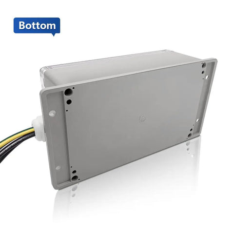 Bottom view of Heavy Duty Whole House Surge Protector Rated At 140,000 Amps That Safeguards Your TV, Computer, Smart Appliances