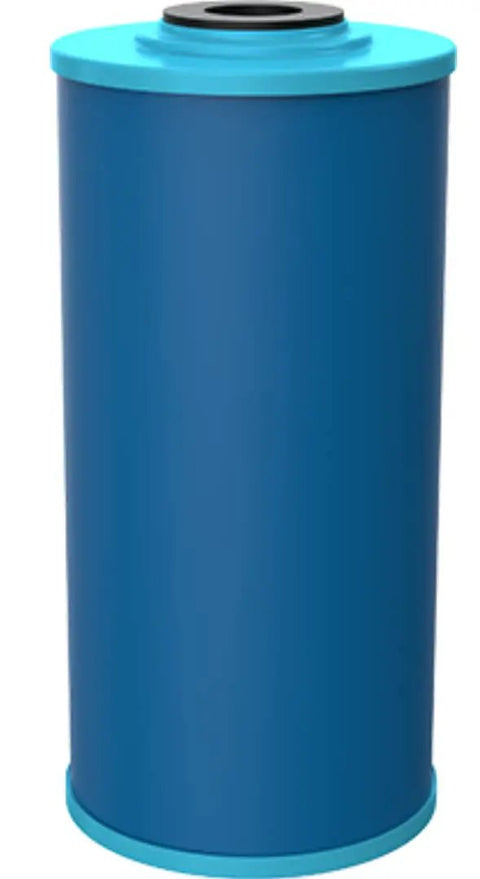 10 Inch Whole House Heavy Duty Carbon Water Filter Cartridge With KDF And Granular Carbon For Iron Reduction 5 Micron Blue