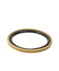 One Piece Hydraulic Cylinder Seal For Reciprocating Or Oscillating Piston Rods Two Way Wear Seal Washer PTFE NBR Material