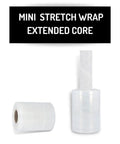 Mini Clear Stretch Wrap Film Rolls With Built In Handles 5 Inch X 1000 Feet 45 Gauge Self Sealing Packing Film Goes On Smooth As Butter And Makes Securing Boxes A Real Breeze 12 Pack