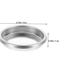 2 Piece Stainless Steel Blind Filters For Espresso Machines And Coffee Makers Pro Grade Cleaning Accessory 2.75in x 0.59in dimension
