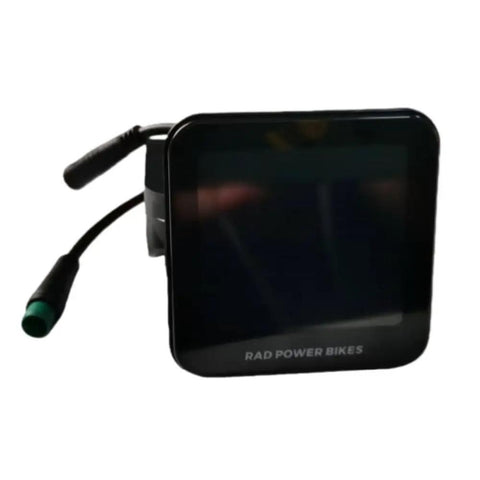Front view of 48V Ebike Display Meter with Cycling Computer and Speed Control Panel, multifunction bike console