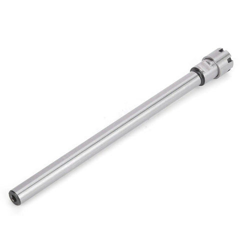 Heavy Duty Er11m 150L Collet Chuck Holder With Straight Shank Extension For Lathe And Cnc Milling Tools, 150mm long, durable steel, ideal for deep hole drilling.