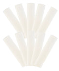 Premium High Density Polyurethane Sponge Paint Rollers 10 Pack displayed in a fan shape, showcasing smooth, heavy duty paint rollers.