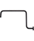 Gooseneck Shower Arm Extension With 1/2 NPT Brass Connector, Solid Brass, Rust Proof Oil Rubbed Bronze Finish, 19 Inch Length
