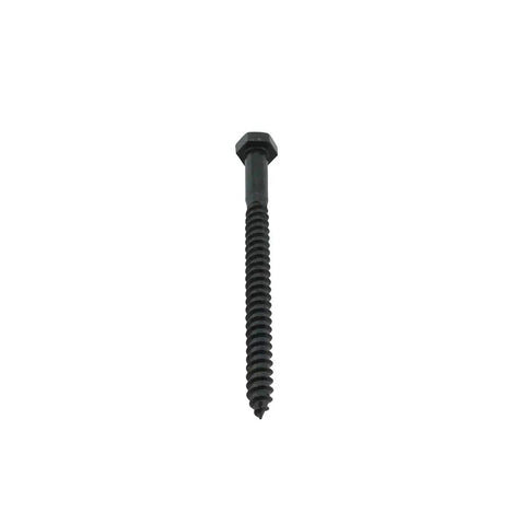 Rock Solid 5/16 Inch By 4 Inch Hex Head Lag Bolts Forged From Black Zinc Plated Steel To Stand Up To Weather And Wear Without Giving An Inch On Any Construction Project