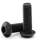 Black Oxide 18-8 Stainless Steel Button Head Socket Cap Screws 5/16-18 x 3/4 Inch Hex Drive 3/16 Inch, corrosion-resistant