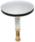 Lcarege Replacement Bathtub Stopper with flat seal, 44mm diameter, brass material, designed for bathtub drains.