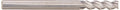 Carbide Alu Power End Mill for Aluminum Machining, Three Flute, Forty Five Degree Helix, Regular Length, Square End, Uncoated Finish, One And One Half Inch Length, One Eighth Inch Shank, Beast High Velocity Milling For Smooth Cuts, carbide end mill for aluminum