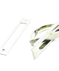 Invisible Cabinet Handles Pack Of 2 Hidden Concealed Tatami Handles Zinc Alloy With 180 Degree Rotation shown disassembled.