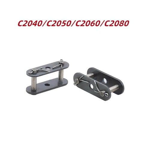 Heavy Duty Carbon Steel Double Pitch Conveyor Chain Clasp For C2080, durable, lock link design for secure industrial use.