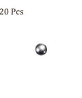 Kozelo 6mm stainless steel precision bearing ball, front view