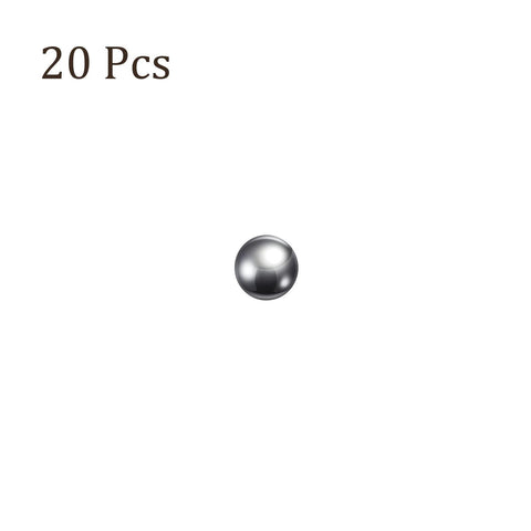 Kozelo 6mm stainless steel precision bearing ball, front view