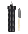 Precision Watch Crystal Removal Pro Grade Air Pump Tool With Ergonomic Grip and 5 interchangeable pump heads displayed