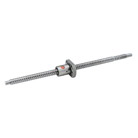 Heavy Duty C7 Precision Ballscrew With 1204 1210 Lead, Flange Nut BK BF10 End Machined, Hardened Chromium Steel, Low Friction Recirculating Ball Design, Anti Backlash For 3D Printing And CNC Projects, 12mm ball screw
