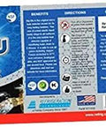 Front view of Big Blu MicroLeak Detector 1 qt box with blue packaging.