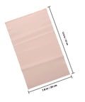 Khaki PE Mailers With Strong Glue And Easy Seal Waterproof Packaging Bags for Clothes and Cosmetics 100 Pack dimensions