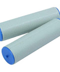 Two 5 Inch Paint Coating Roller Tool For Wall Decoration And Monochrome Design Application, featuring smooth blue ends.