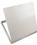 Solid 16X16 Inch Flush Drywall Access Panel With Concealed Hinge Beefy Galvanized Steel Build Tough Perforated Taping Bead, ready for installation.