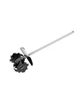 Beefy Cultivator Attachment For 56 Volt Multi Head System With Adjustable 8 To Nine And A Half Inch Tines Solid Steel Shaft