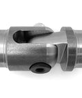Built Tough Tube Bung For 1-1/2 Inch OD Tubing Machined 1018 Steel Includes Shoulder Bolt Washer And Nyloc Nut Fits.095 Or.120 Wall Sold Individually Perfect For Quick Install On Tube Hinge Mounts On Cars Trailers And DIY Projects. machined steel tube hinge bung with shoulder bolt