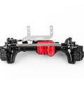 Aluminum 4 Link Suspension Kit For Traxxas TRX4 1 10 RC Crawler Upgrade Servo Mount CNC Machined Alloy, front view on white background