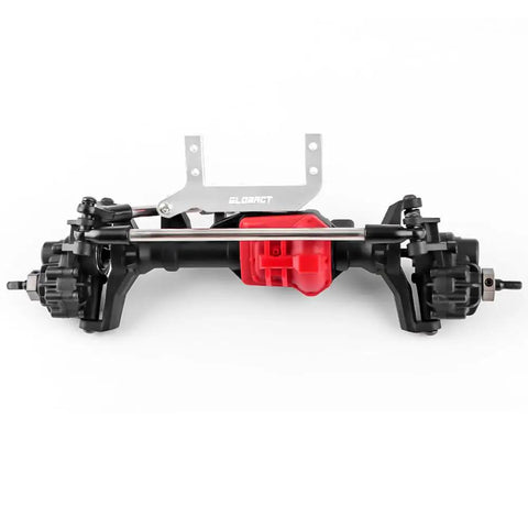 Aluminum 4 Link Suspension Kit For Traxxas TRX4 1 10 RC Crawler Upgrade Servo Mount CNC Machined Alloy, front view on white background