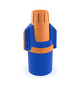 Twister Proflex Mini 30 643J Orange Blue Wire Connector Jar Of 500 Compact Twist On Wire Nuts For 22 To 12 AWG With Comfort SureGrip And Flexible Skirt For Tight Electrical Boxes, blue and orange wire nut