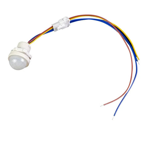 AC 110 240V PIR Motion Sensor Light Switch LED With Infrared Human Body Detector No Adjustable Delay Easy Install No Fuss Setup And Low Power Consumption For Reliable Electronic Component dome sensor with wires