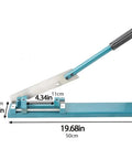 Professional Manual Cable Duct Cutting Tool For Precision PVC Trunking And Din Rail Work, measuring 19.68in with a high-speed steel blade.