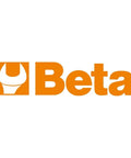 Logo of Beta brand, featuring white wrench icon and bold orange text, representing quality tools for mechanics.