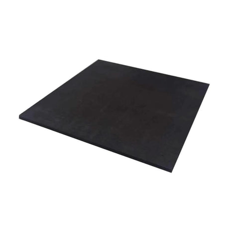 Machinist Grade Graphite Plate For EDM And Milling 100Mm By 100Mm By 2.54Mm, 2 Pieces, 99.9 Percent Purity, side view of graphite plate