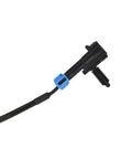 Top Shelf Abs Wheel Speed Sensor Pair Front Left And Right Built Dead Straight For That Smooth Ride And Tight Handling Fits Chevy Avalanche Silverado Express, close-up of sensor with blue connector.